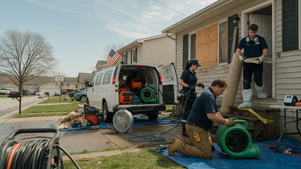 Water Damage Restoration in Mertztown, PA near me